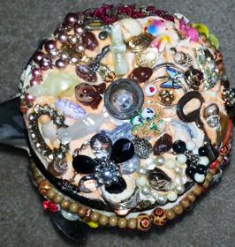 Bob Henry Baber folk art memory piece detail